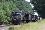 NS 8030 leads train 51X towards Cary